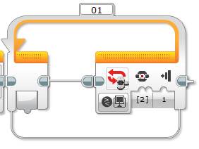 EV3 Loop - Brick Buttons