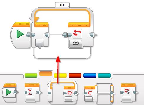 EV3-Loop-programming-block-on-canvas