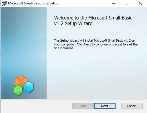 Install Small Basic - Step 1