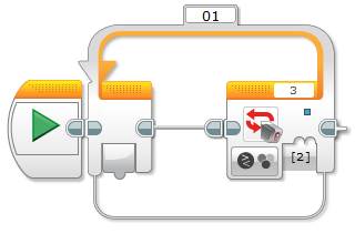 LEGO MINDSTORMS EV3 - Loop Block Color Sensor - Step 1