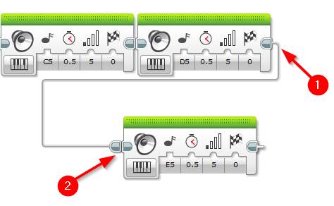 LEGO MINDSTORMS EV3 - Sound Block - Play Jingle Bells - Step 3