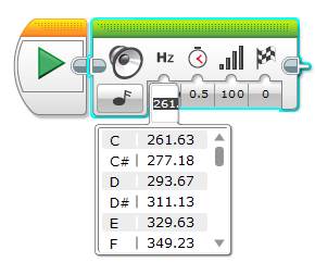 LEGO MINDSTORMS EV3 - Sound Block - Play Tone