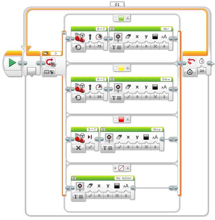 LEGO MINDSTORMS EV3 - Switch Block - Example Program 2 - Step 2 V2