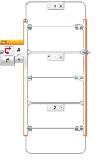 LEGO MINDSTORMS EV3 - Switch Block - Flat View