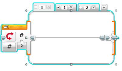 LEGO MINDSTORMS EV3 - Switch Block - Tabbed View