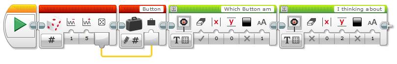 LEGO MINDSTORMS Education EV3 - Button Guessing Game Step 2