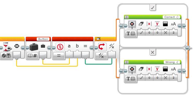 LEGO MINDSTORMS Education EV3 - Button Guessing Game Step 3.1