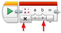 LEGO MINDSTORMS Education EV3 Create My Block Output and Input Variable - Step 1