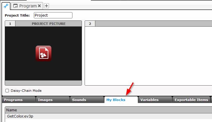 LEGO MINDSTORMS Education EV3 My Block - Delete Step 2