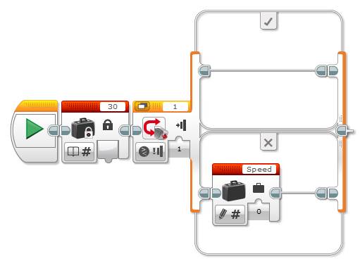 Lego EV3 Buttons Programming Constant Block Wire Example