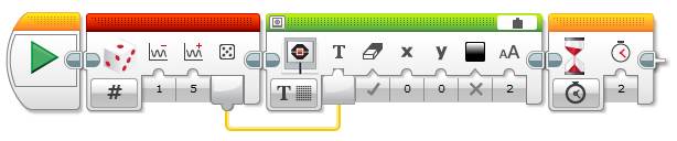 Lego EV3 Buttons Programming Random Block - Random Block Example 1