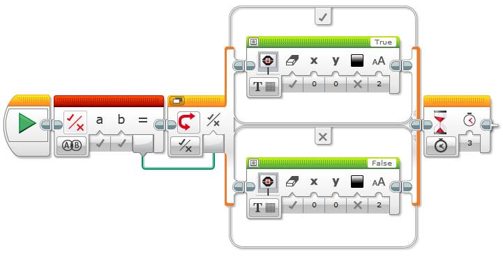 Lego EV3 Logic Block -Example