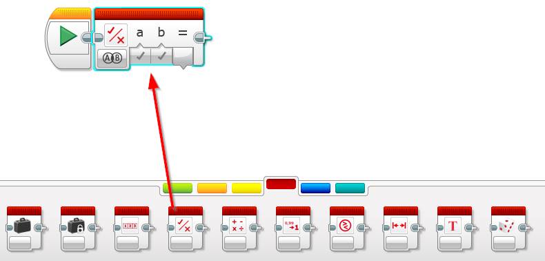 Lego EV3 Logic Operations Block