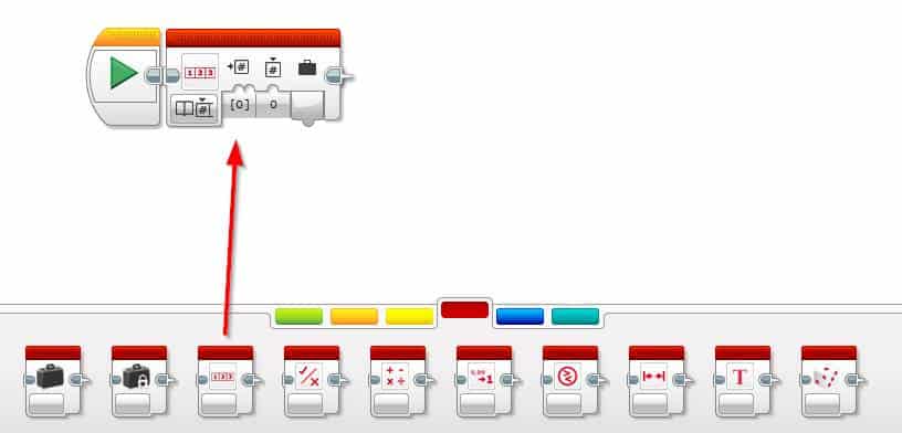 Lego EV3 Programming Array Operations Block