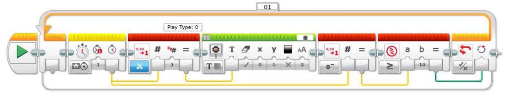 Lego EV3 Programming Round Block Example Program - Step 3