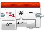 Lego EV3 Programming Round Block - Round Down Mode