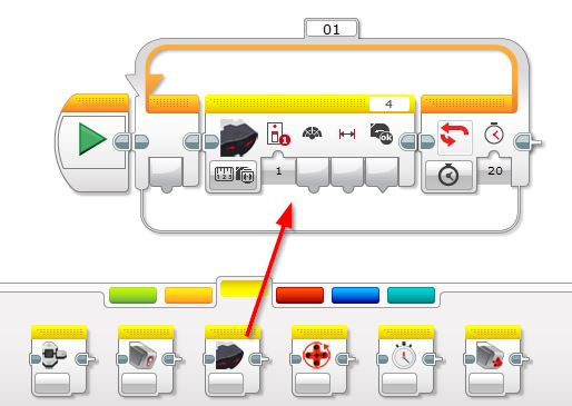 Lego-EV3-detect-object-infrared-step-3