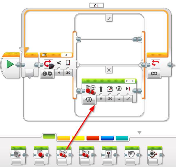 Lego-EV3-stop-at-object-step-6