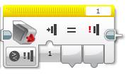 Lego Mindstorm EV3 Software - Touch Sensor Block - Compare Sensor