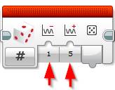 Lego Mindstorm EV3 Software - Touch Sensor Random Face - Step 3