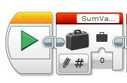 Lego Mindstorms EV3 Software - Zmienna Block - Dodaj zmienną - Krok 5