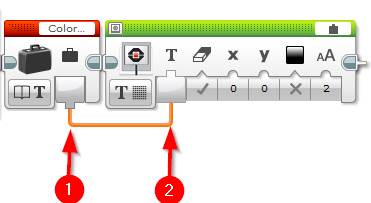 Lego Mindstorms EV3 Software - Zmienna Block - Show-Color-Name-krok 6