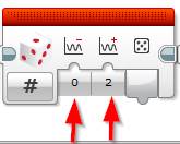 Lego Mindstorms EV3 Software - EV3 Brick Status Light Programming Block - Example Program 1 - Display Random Color - Step 4