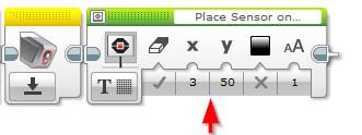 Lego Mindstorms-EV3-oprogramowanie-kolor-sensor-kalibracji, krok 2