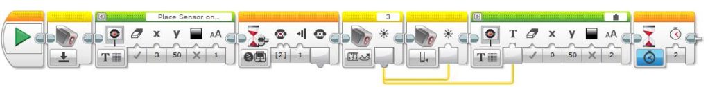 Lego Mindstorms-EV3-oprogramowanie-kolor-sensor-kalibracji, krok 7