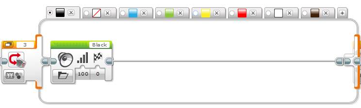 Lego Mindstorms-EV3-oprogramowanie-kolor-sensor, powiedzmy koloru krok 5