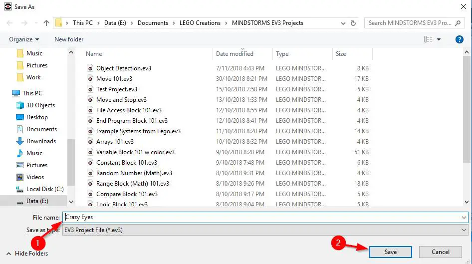 Lego-Mindstorms-EV3-software-save-project-dialog