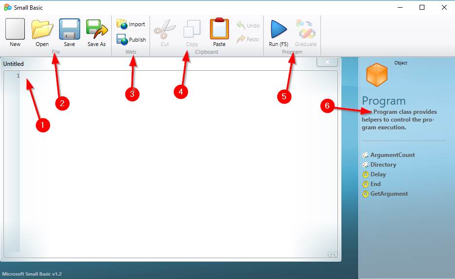 Small Basic Interface Layout