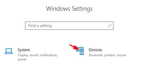 Windows 10 - Bluetooth Step 1
